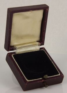 ANTIQUE SOVEREIGN COIN JEWELLERY BOX VINTAGE RING JEWELRY CASE (Q39)