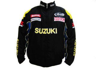 Jacket SUZUKI GSXR MOTO RACING Black NEW HOT