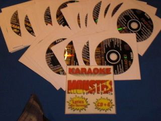 KARAOKE MONSTER HITS SET #5(CD+G 25 FACTORY NEW DISC 400 SONGS not 