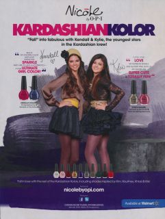 Kendall and Kylie Jenner (Kardashian) Advertisement, clipping