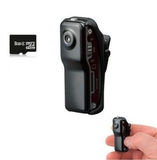 Mini DV MD80 DVR Video Camera w/8GB Memory  The Worlds Smallest 
