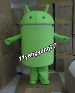  Professional Android Robot Cartoon Mascot Costume Character Adult Suit