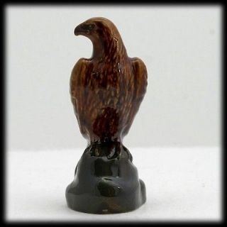   Pottery Beneagles Mini Scotch Whiskey Decanter Eagle Figurine Scottish