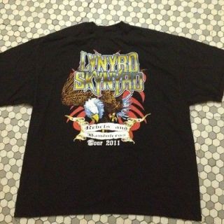 2011 Lynyrd Skynyrd Tour Shirt XXL Concert Rock Country Doobie 