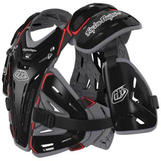 Troy Lee Designs Bodyguard 5955 Chest Protector Black White Youth 