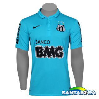 Santos Away Nike Soccer Football Jersey Neymar M L Maglia Brazil 12/13 