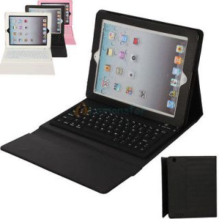 Bluetooth Wireless Keyboard Leather Case Cover for Apple The New iPad 