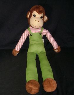  CURIOUS GEORGE K MART KMART STUFFED ANIMAL PLUSH OLD RARE OUTFIT