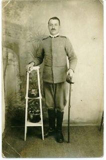 Late 1800s Photo of Soldier in Uniform, With Sword
