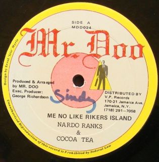 NARDO RANKS & COCOA TEA Me No Like Rikers Island ORIG MR. DOO DIGITAL 