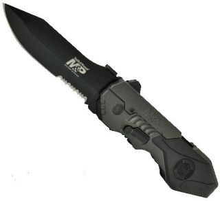 Smith & Wesson S&W Knives Large M&P Matte Black Knife   SWMP4LS