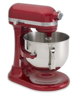 New KitchenAid 7 Qt Commercial Candy Apple Red Stand Mixer 1.3HP Works 