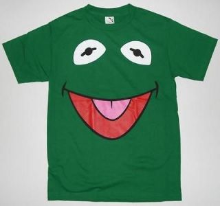   frog Dark green T Shirt, SESAME STREET, Puppet Master, muppeteer