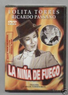 DVD LA NIÑA DE FUEGO 1952 MOVIE ARGENTINA LOLITA TORRES