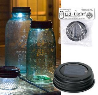 Silver Solar Lid Light for Ball/Mason Jars & Decoration Hal​loween 