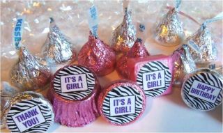   Print Birthday Party Supplies Favors Candy Wrappers Labels Kisses