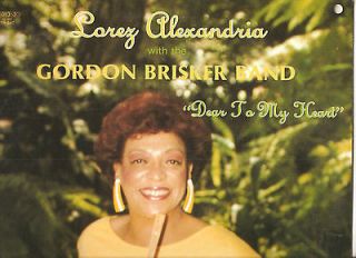 LOREZ ALEXANDRIA With The Gordon Brisker Band LP Trend 1987 Dear To My 