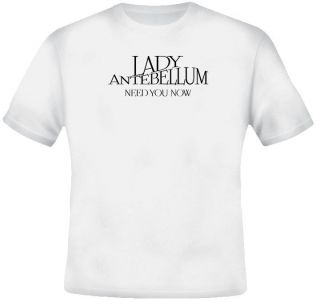 Lady Antebellum country music group t shirt ALL SIZES