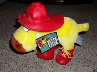 1989 stuffedy GRIMMY Mother Goose & Grimm w/tag red hat