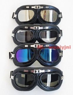   Aviator Cruiser Motorcycle Ski Road Goggles Helmet Glasses Eyewear