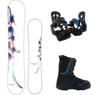 NEW 2013 Dreamcatcher Snowboard +Theory Boots+ Bindings Free Burton 