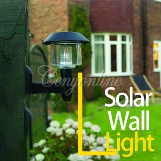 1PCS Solar Power Wall Mount LED Lights Lamp Outdoor Landscape Garden 