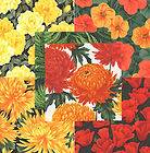 Flowers 30 4 quilt fabric squares 100% cotton quilting blocks 