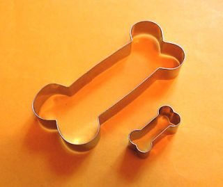 Dog bone baking biscuit cookie cutter mold set 5 and 1.75 109A114