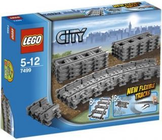 LEGO City Trains 7499 Flexible and Straight Tracks Factory Sealed NEW