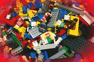 500+ LEGO ® Pieces CLEAN with MINIFIGURES from HUGE Lot   Great Lego 