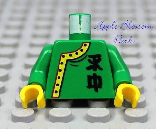 NEW Lego Green Ninja MINIFIG TORSO w/Black Print   Boy/Girl Minifigure 