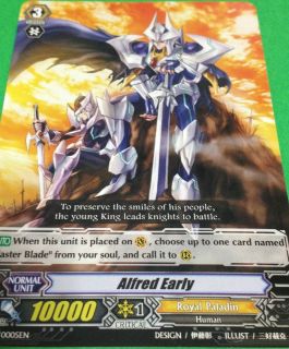   CARDFIGHT VANGUARD ALFRED EARLY ENGLISH PR/0005EN PROMO RARE IN HAND