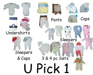 PREEMIE NEWBORN SET OUTFITS GIRLS BOYS BABY LAYETTE MUST HAVE GIFTS 