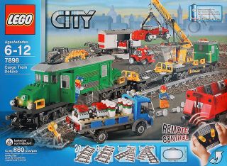   7898 CARGO TRAIN DELUXE TOWN CITY INSTRUCTIONS ONLY RARE MANUAL LEGO