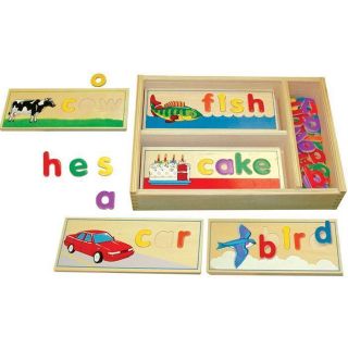   Doug See and Spell Wooden Spelling Toddler Child Kids Educational Toy