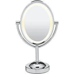 Lighted Makeup Mirror on Be18lcx Double Sided Lighted Makeup Mirror  Polished Chrome  Beauty