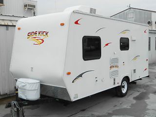 SUPER LIGHT 08 Sidekick 18 travel trailer air heat kitchen bath sleeps 