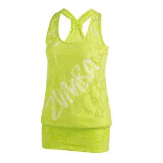   BUBBLE TOP~ZUMBA GREEN~ New Line All sizesDance~Fitness~Exercise