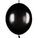 25 Link o Loon Black (580) 12 Wedding Party Link o loons Balloons 