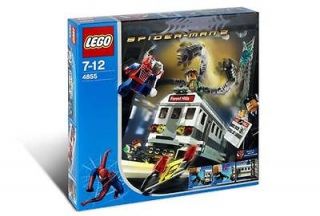 Lego Spiderman 4855 SPIDERMANS TRAIN RESCUE New/SEALED/Some Water 