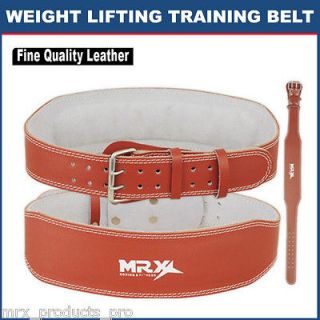 WEIGHT LIFTING BELT GYM FITNESS FINE QUALITY LEATHER STEEL BUCKLE XL