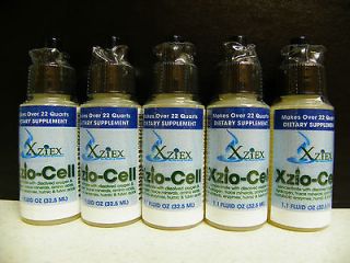 CELLFOOD Lot of (5) 1.1 oz Bottles Liquid OXYGEN+ NEW Detox Stamina 