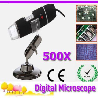2MP 8 LED USB Digital Microscope endoscope 2.0 Mega Pixels Magnifier 5 