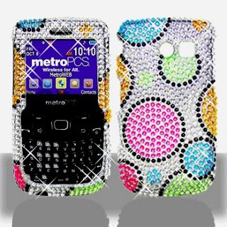   Talk Samsung R375C SCH R375C Phone Cover Case Diamond BLING CIRCLE