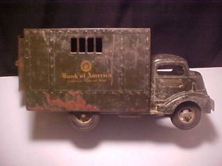 Old Smith Miller Bank of America Armored Truck Vintage Steel Vehicle