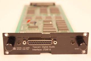   Tascam Digital Audio I/O Card CD8 TDII TD II 02R 03D * SHIPS WORLD