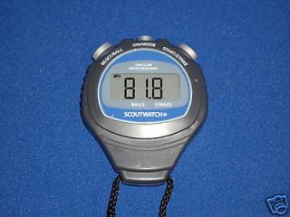 ScoutWatch for Baseball. Makes Radar Guns Obsolete Pitch Counter 