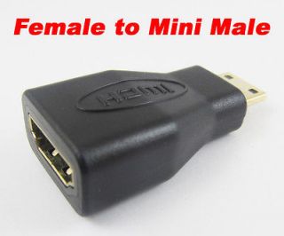   Female to Mini HDMI Male 19 pin Gold Plated Adapter for Mac systems