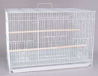   Parakeet Cockatiel LoveBird Finch Cages Bird Cage 24X16x16H White