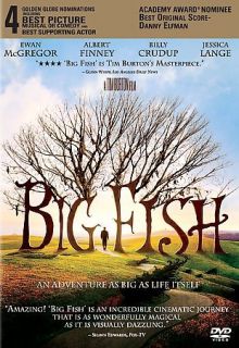 Big Fish (DVD, 2004) Jessica Lange Ewan McGregor Albert Finney Billy 